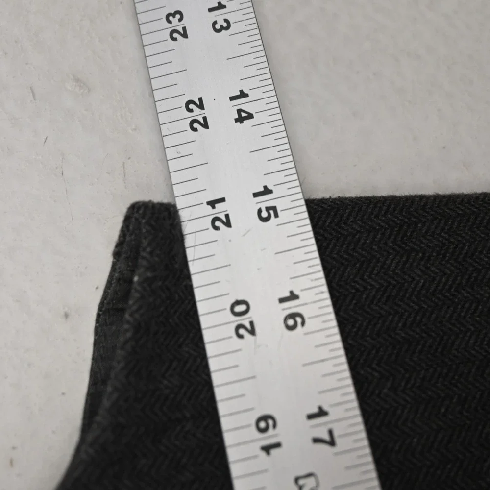 Banana Republic Gray Herringbone Cotton Flannel Wedding Prom Suit Waistcoat Vest